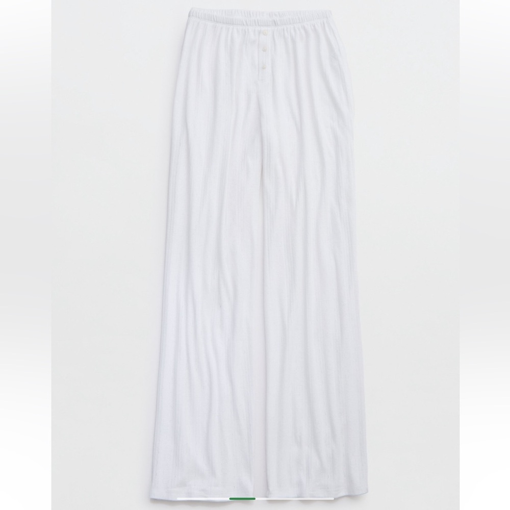 NWT Aerie Off-Duty Pointelle Trouser PJs, Medium